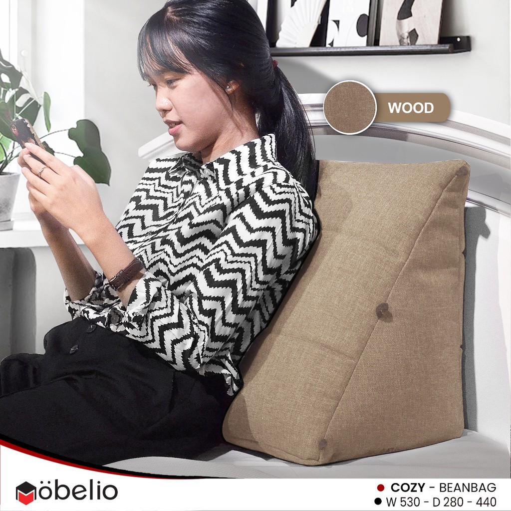 MOBELIO Bean  Bag  Kursi  Sofa Santai  Untuk Sandaran Desain 