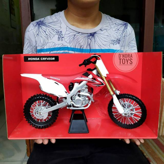 Diecast Miniatur Motor Trail /Cross Honda CRF450R Harga Murah