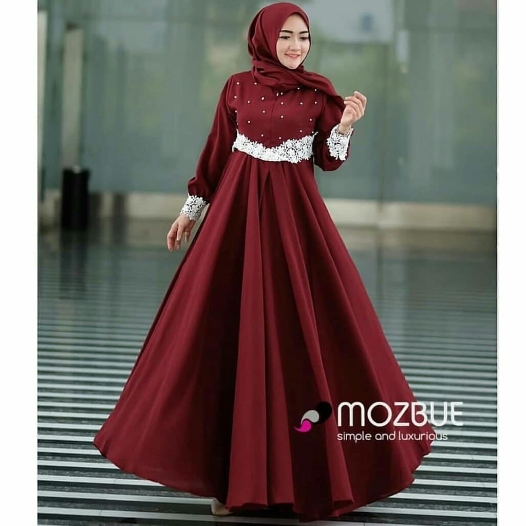 Maxi Dress Dress Muslim Hijab Temukan Harga Dan Penawaran Online