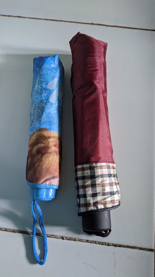 Payung Lipat 3 10 Jari Lebih Jumbo Sebesar Payung Golf Metalik