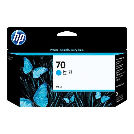Ink Cartridge - HP 70 130 Ml Cyan C9452A