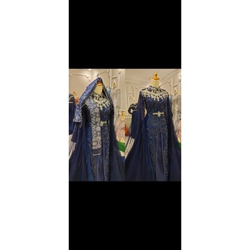 GAUN PENGANTIN NAVY MURAH