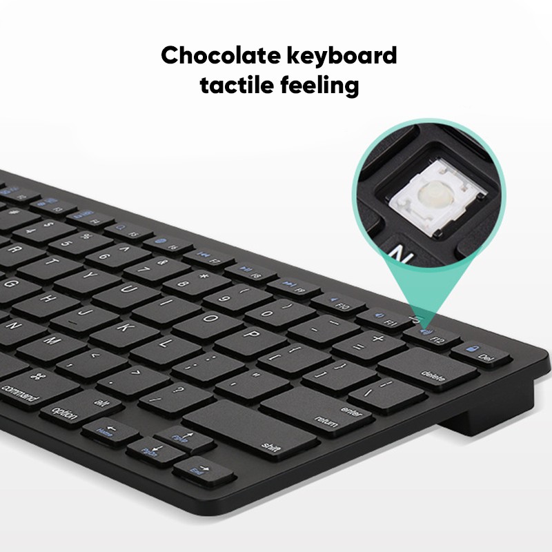 Smartfish Bluetooth Keyboard Wireless Untuk PC Pad Phone