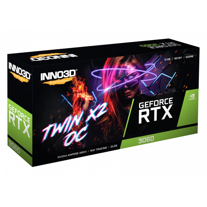 VGA Inno3D RTX 3060 12GB DDR6 Twin X2 OC Nvidia GeForce RTX3060 Inno