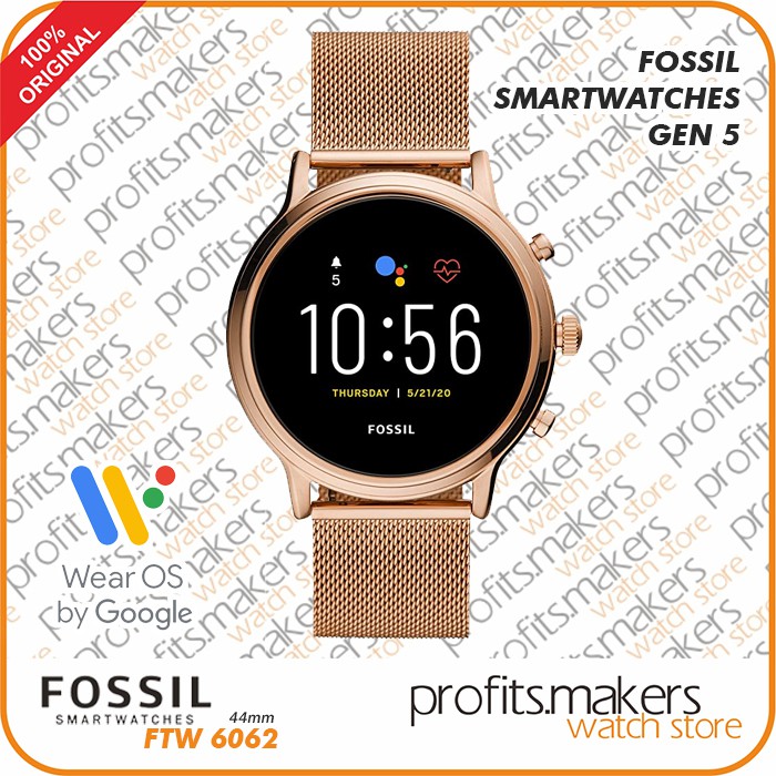 FOSSIL FTW 6062 / FTW6062 GEN 5 Smart Watch ORIGINAL