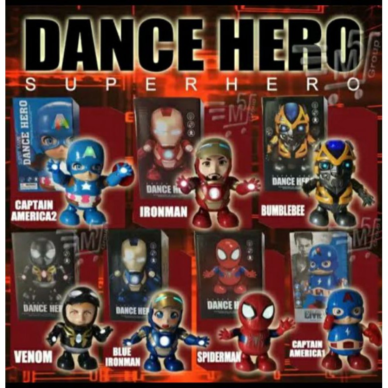 Dance hero robot dance mainan anak