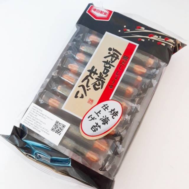 Kameda Seika Krekers Beras Rumput Laut Isi 10 / Norimaki Senbei Snack Jepang