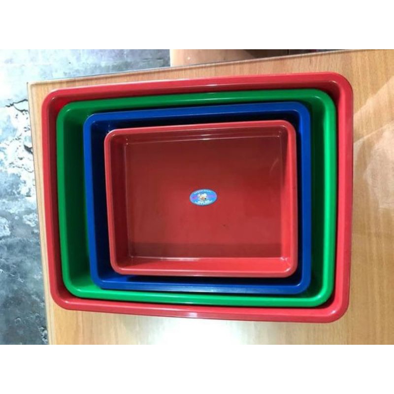 nampan plastik/nampan no 1/nampan no 2/nampan plastik model anyam