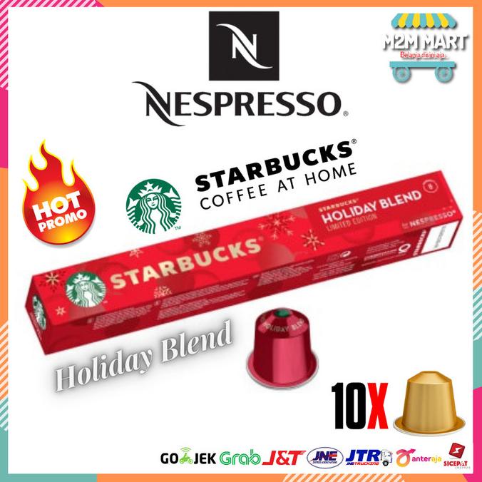 

Kopi Nespresso Kapsul Starbucks Holiday Blend Capsules
