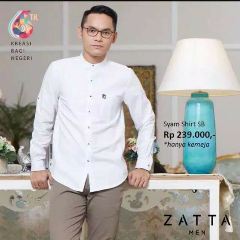 KOKO ZATTA MEN SYAM SHIRT / KEMEJA KOKO MUSLIM ELZATTA