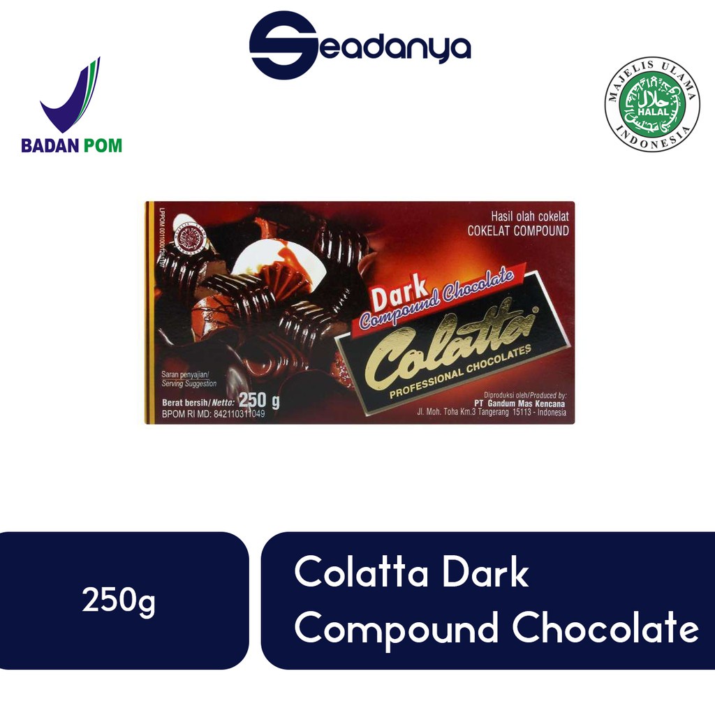 

Colatta Dark Cokelat Compund Chocolate 250 Gram