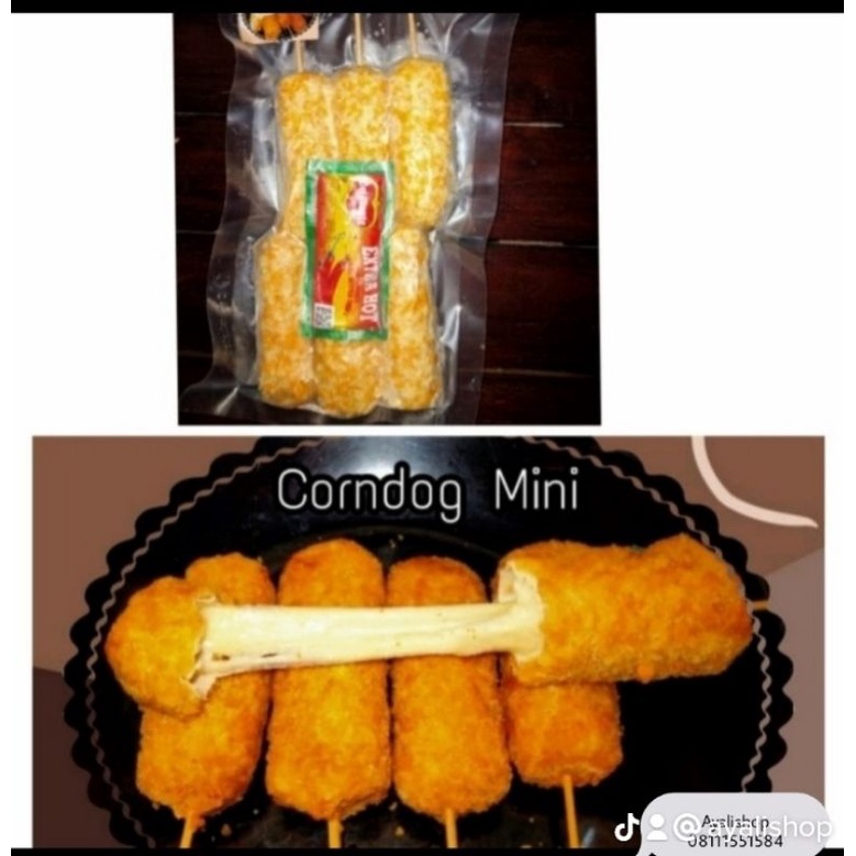 

corndog mini isi 6 melted