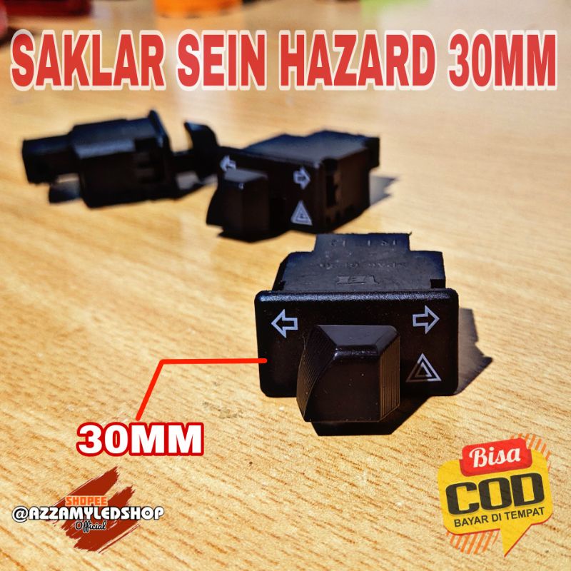 saklar hazard 30mm tombol sen hazard kedip spacy vario scoopy beat fi berkualitas