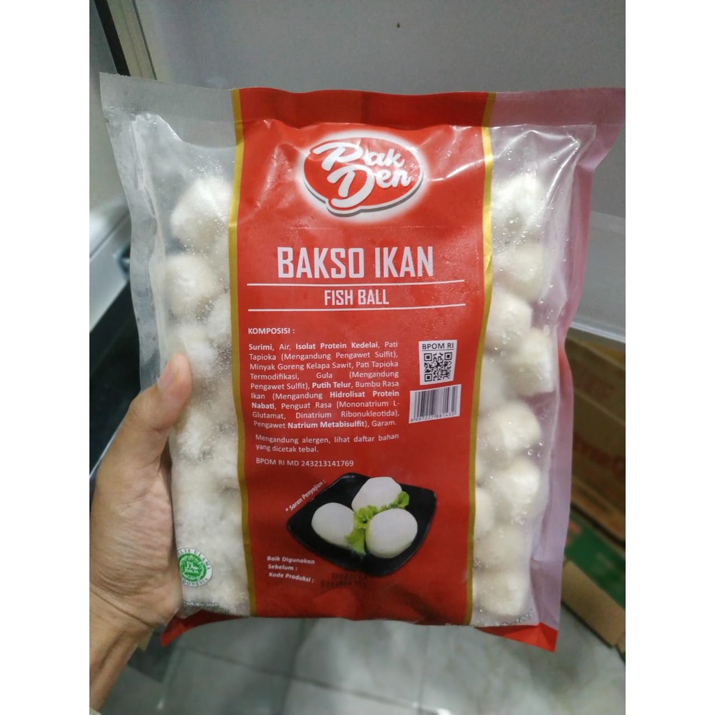 Jual Pak Den Bakso Ikan 500gr Shopee Indonesia