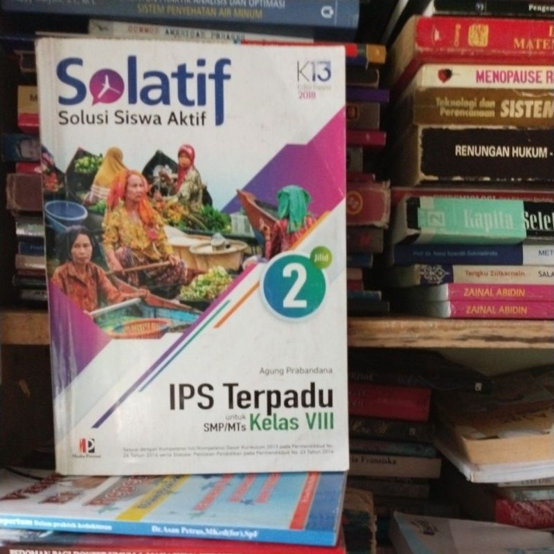buku solatif ips terpadu kelas VIII/8/2 smp masmedia
