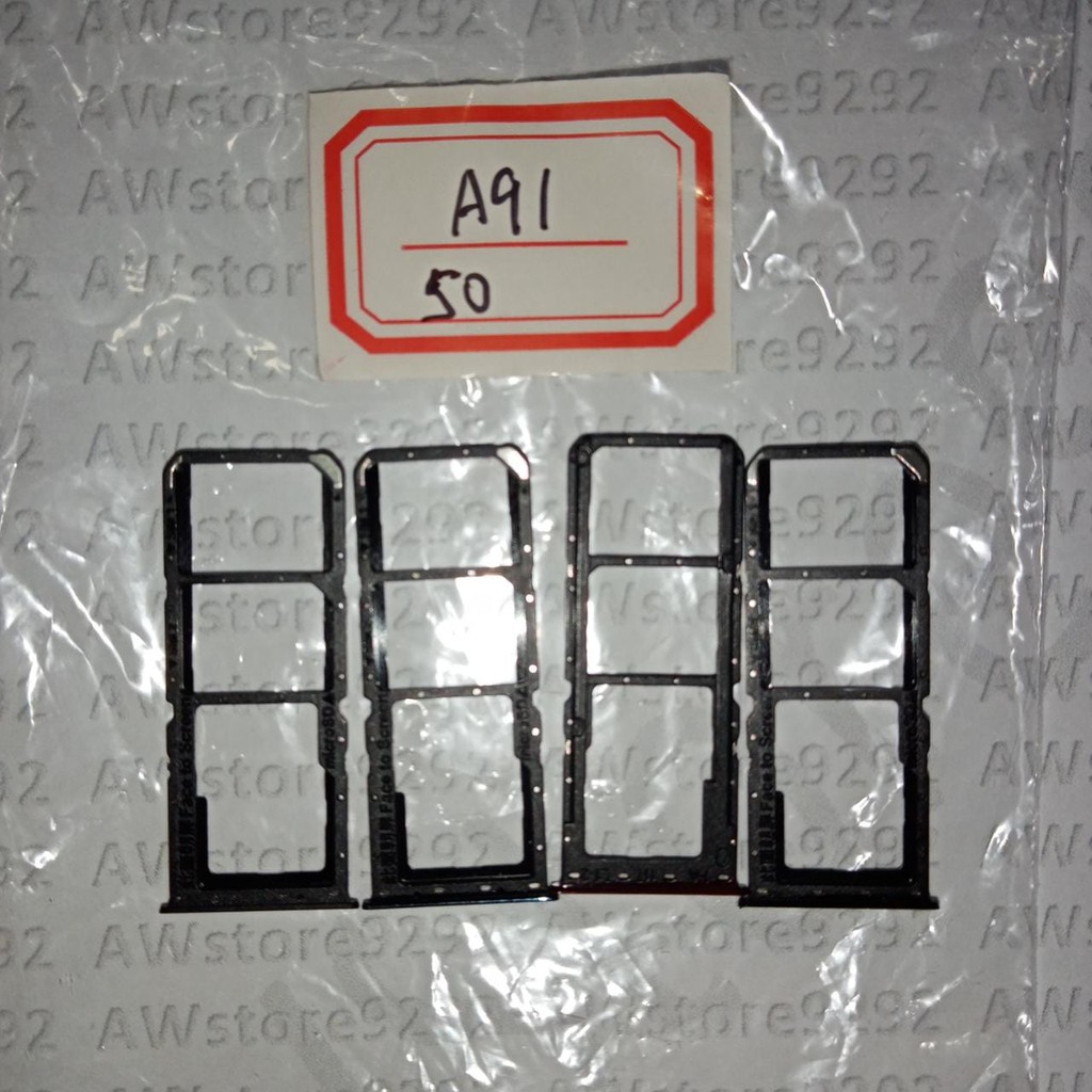 Slot Tempat Dudukan Kartu Simcard Sim card Lock Simtray Sim Tray OPPO A91