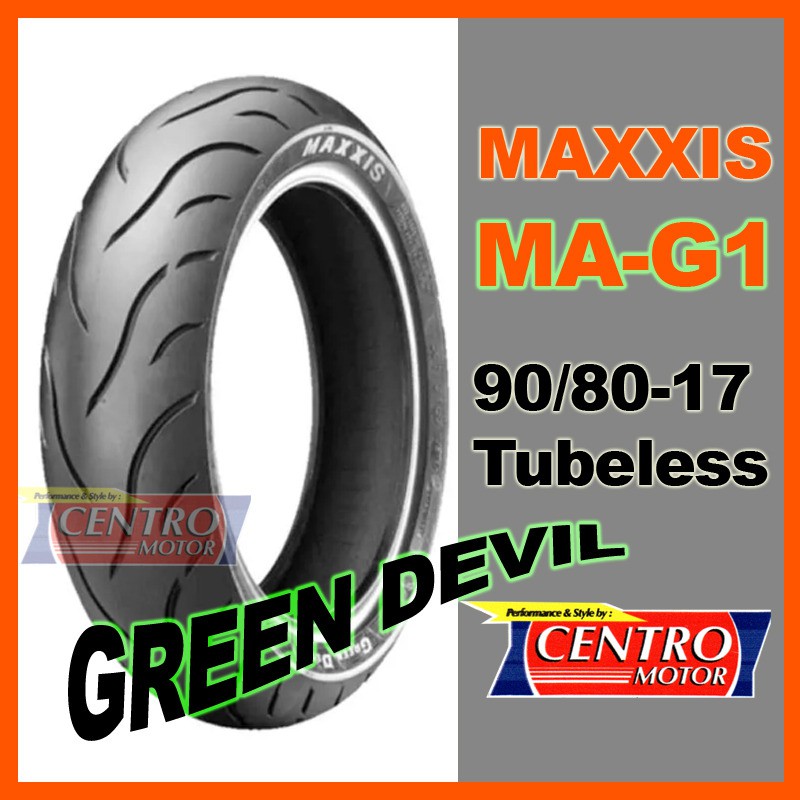 MAXXIS GREEN DEVIL 90/80-17 TUBELESS.SOFT COMPOUND,GRIP MAXIMAL