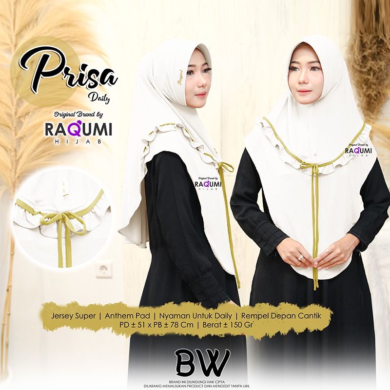 PRISA ORIGINAL RAQUMI HIJAB | JILBAB JERSEY RAQUMI | JILBAB JERSEY DAILY