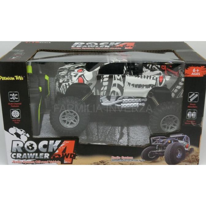 Mainan Anak Sni Mobil Rc Rock Crawler 1:18 Remote Control Championshup