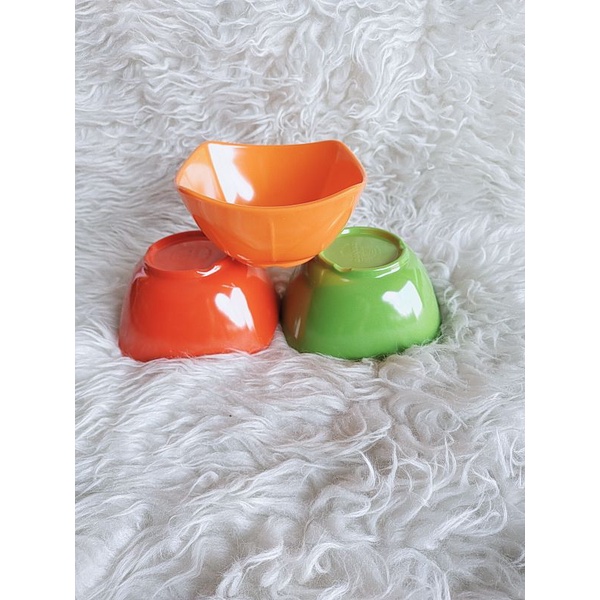 mangkok cekung segi 4'8inch ms2348 melamine donyku