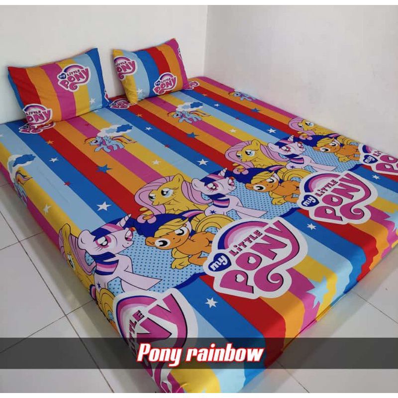 Sprei Pony Rainbow