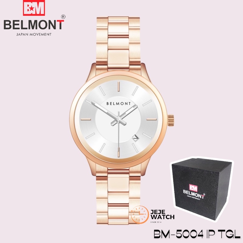 Jam Tangan Wanita Rantai Belmont BM-5004 IP TGL