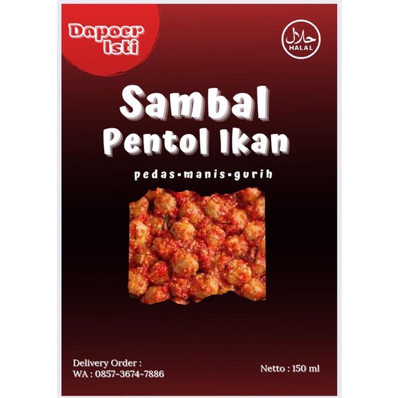 

sambal pentol ikan 150ml