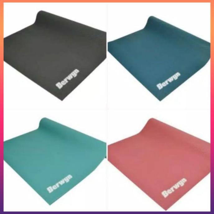TERLARIS  Ace Hardware Matras Yoga Berwyn. Grey Pink Blue Tosca Yoga Mat