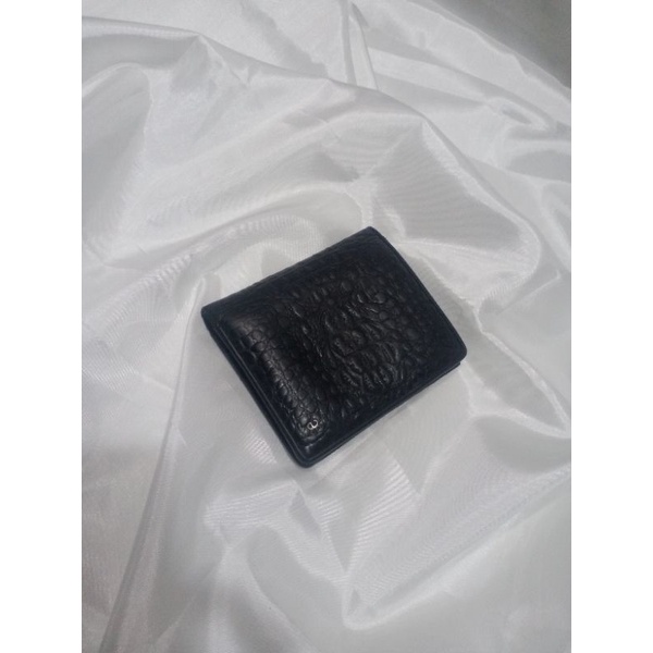 Dompet Lipat Pria Kecil Kulit Asli Elegance Paris Second Branded Original Preloved Import Murah