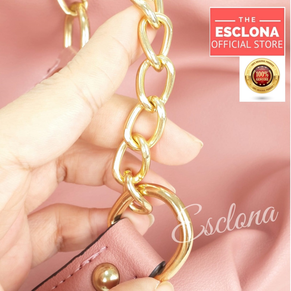 Tas Wanita Import Batam Bag Esclona 035 Selempang Cewek Branded Grosir Fashion Murah Handbag Original Besar Kantor Kerja Kuliah Premium Super Populer Terbaru Terlaris Hobo