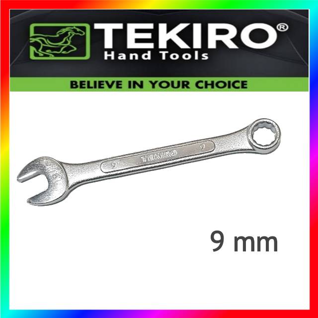 KUNCI RING PAS TEKIRO 9 MM COMBINATION WRENCH CRV