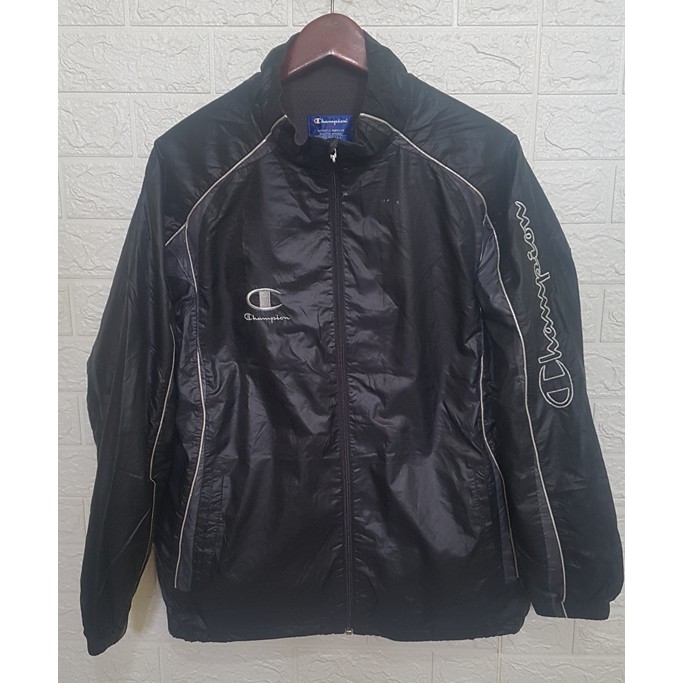 Champion Jaket Parasut Hoodie Preloved Second Cowo