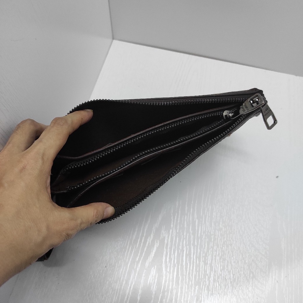 Handbag LVi Tas Tangan Clutch Kulit Impor Ekslusif plus Selempang