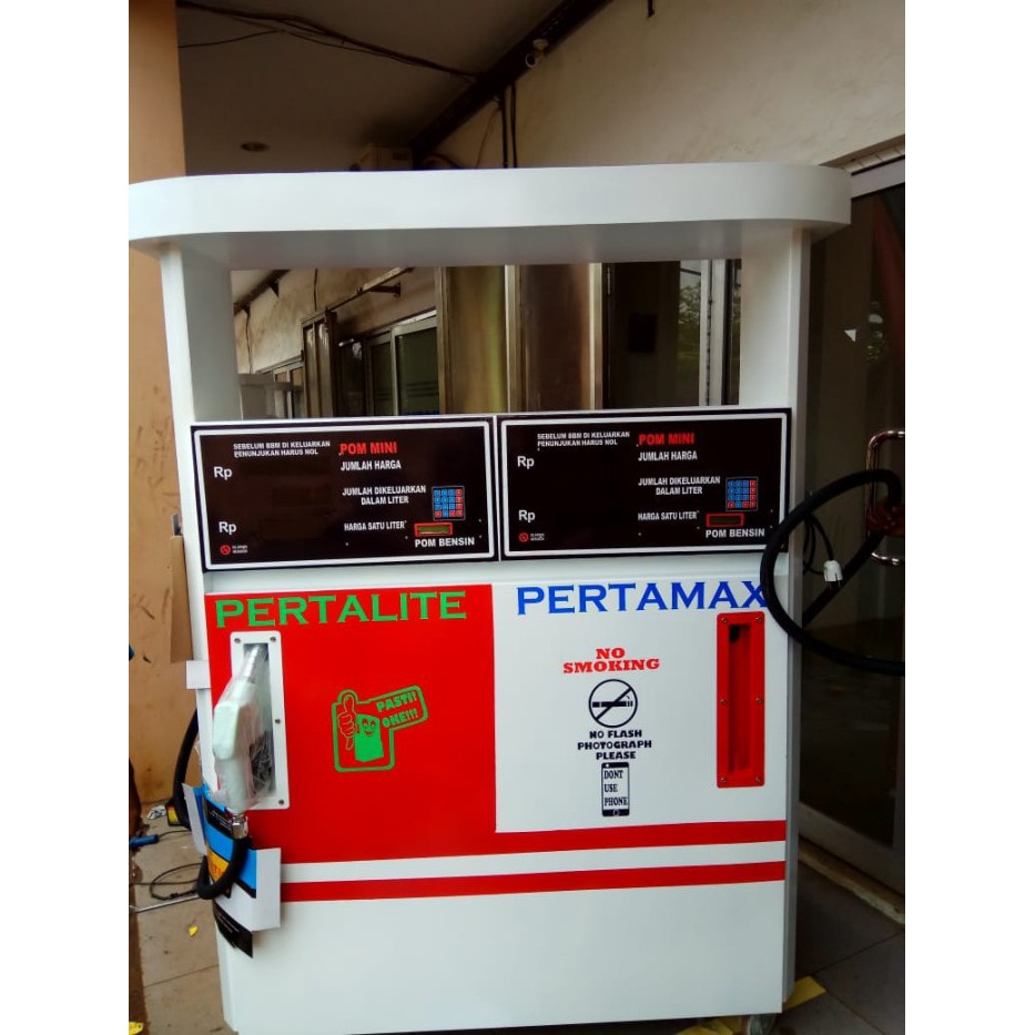 PERTAMINI DIGITAL LISTRIK 2 NOZZEL NOSEL BENSIN