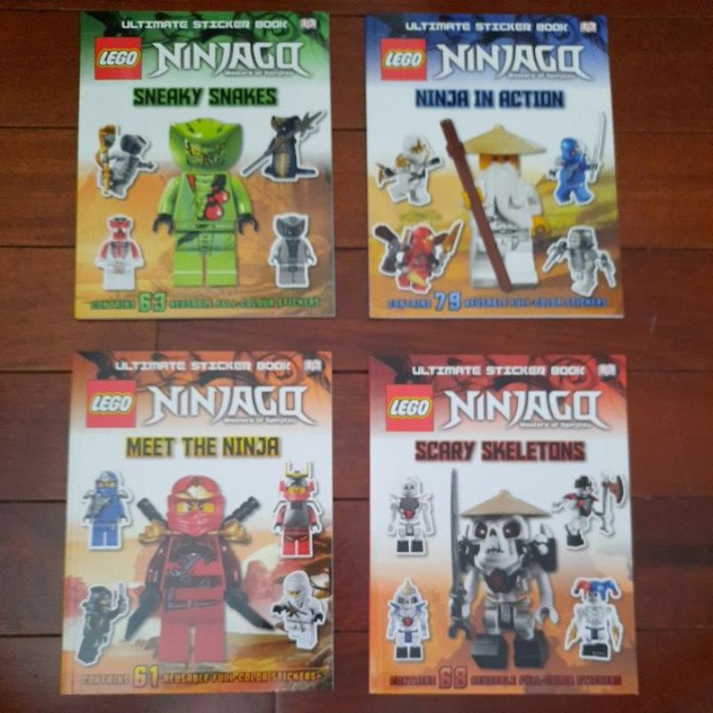 Buku Stiker Lego Ninjago / Activity Sticker Book Lego Ninjago