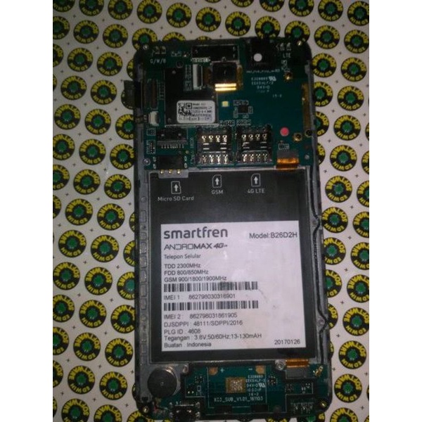 mesin hp Andromax B26D2H jaminan normal udh tested