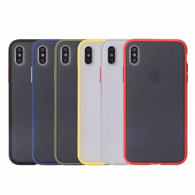 IPHONE X SOFT CASE MATTE PROTECTION CAMERA HANDPHONE