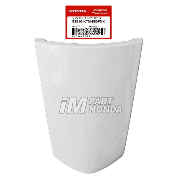 Cover Tail Sambungan Body Supra X 125 Lama Fi Putih 83510-KTM-850FMX