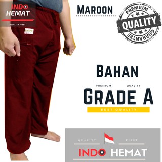  Celana  Sirwal Maroon Celana  Komprang celana  pangsi celana  