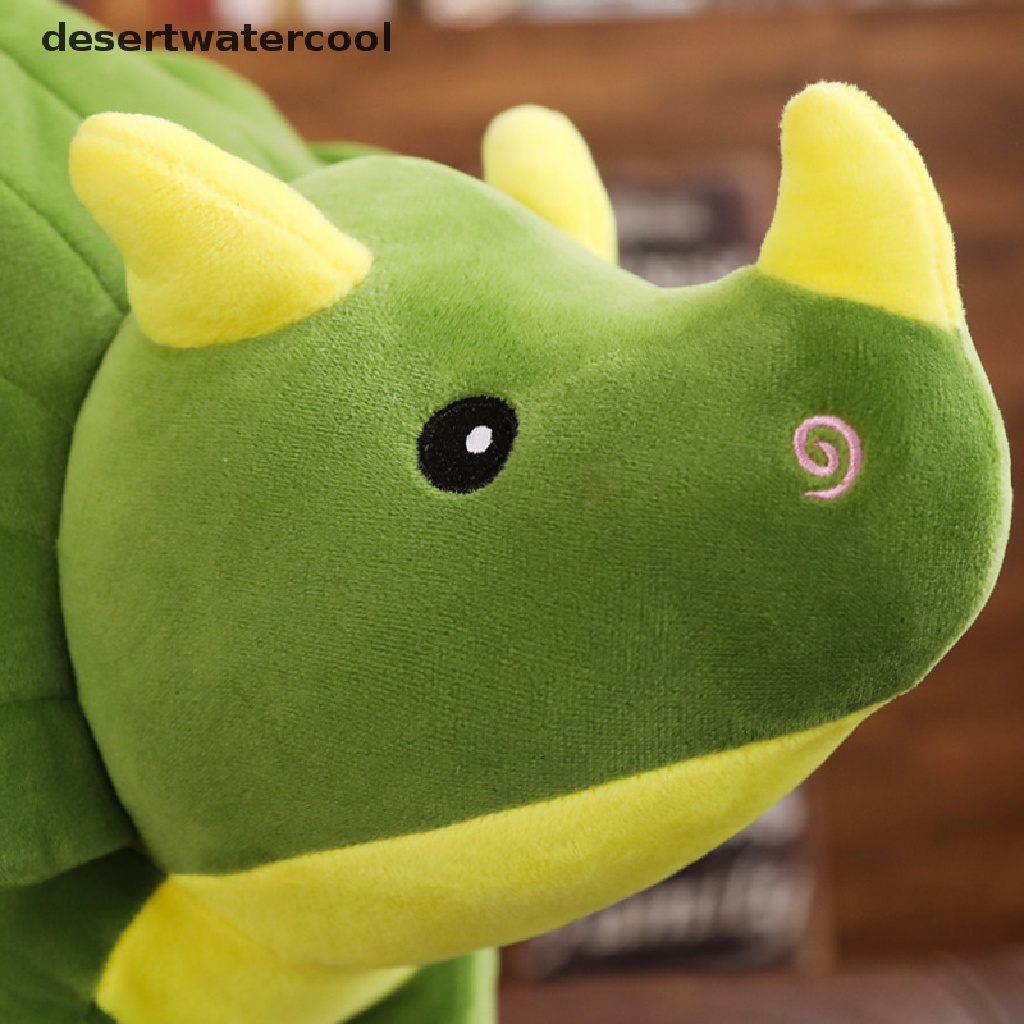 Deid Mainan Boneka Dinosaurus Triceratops Bahan Plush Ukuran 40cm Untuk Hadiah
