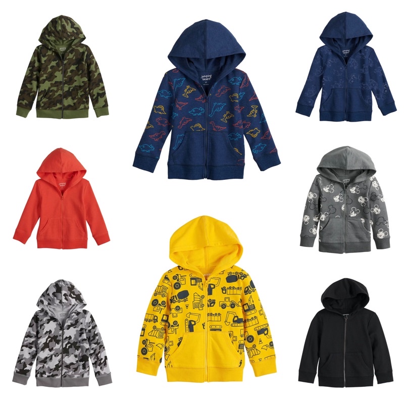 Jaket Hoodie Anak Laki Laki Jumping Beans 2-5t L118