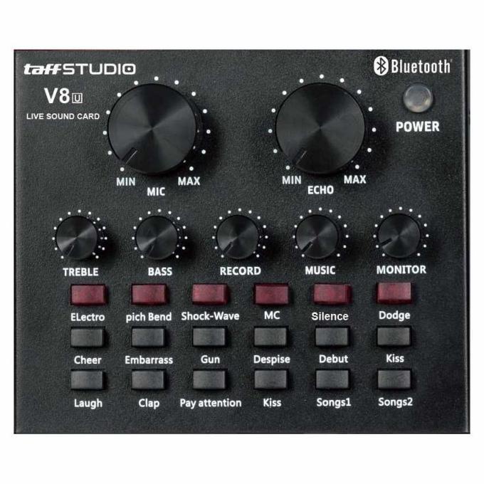 SOUNDCARD V8 MIXER SOUND CARD V8 MIXER AUDIO USB EXTERNAL SOUNDCARD