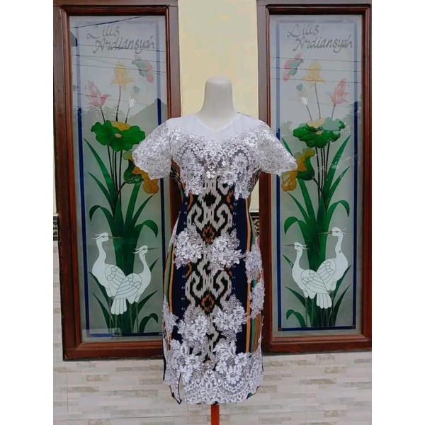 BAJU BROKAT TENUN JEPARA, BAJU BROKAT FASHION TENUN TROSO JEPARA, BAJU CASUAL BROKAT TENUN ETNIK, DR