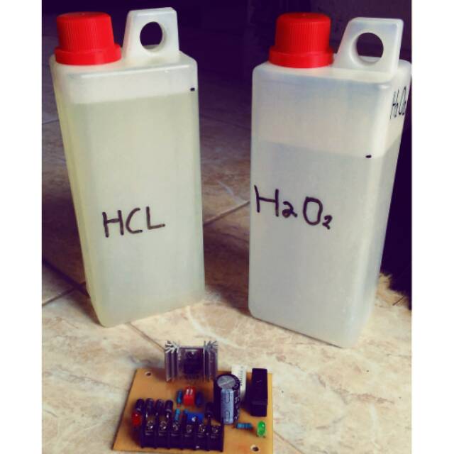 1 Paket Cairan Etching PCB H2O2 HCL Shopee Indonesia