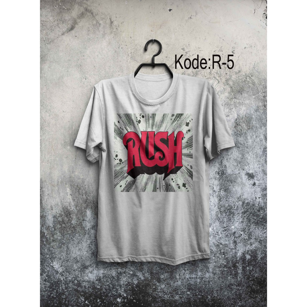 KAOS BAND RUSH TSHIRT MUSIK RUSH 05