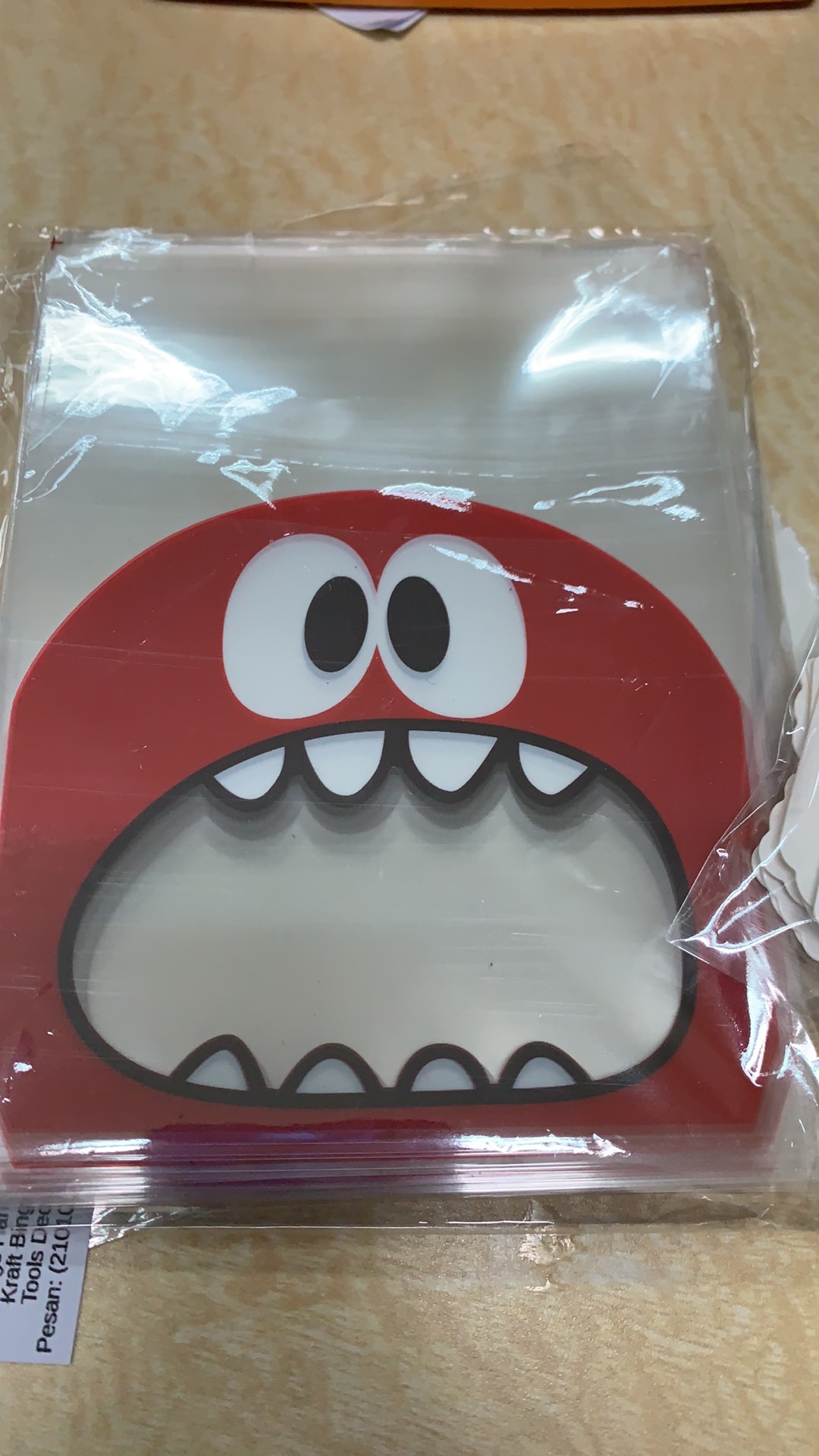 Kantong Plastik Kue Cake Cookies Bag Fancy Candy Permen Opp Motif New Terlengkap Termurah 10x10