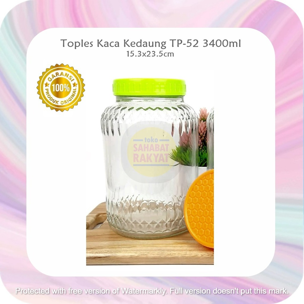 Toples Cendol/Toples Jadul/Toples Es Campur Kaca Kedaung TP-52 3.400ml