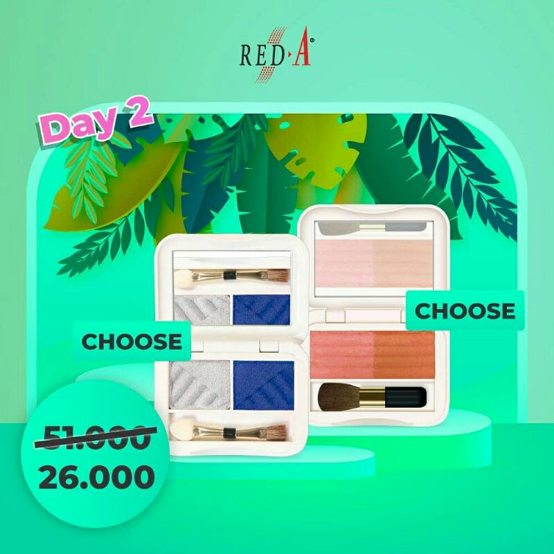 Paket Eye Shadow Blush On Red-A