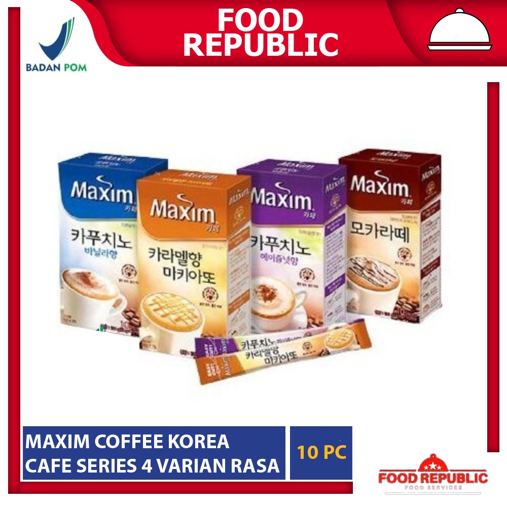 MAXIM COFFEE 10 PC CAFE SERIES KOPI MIX KOREA INSTANT KOREAN FAV HALAL