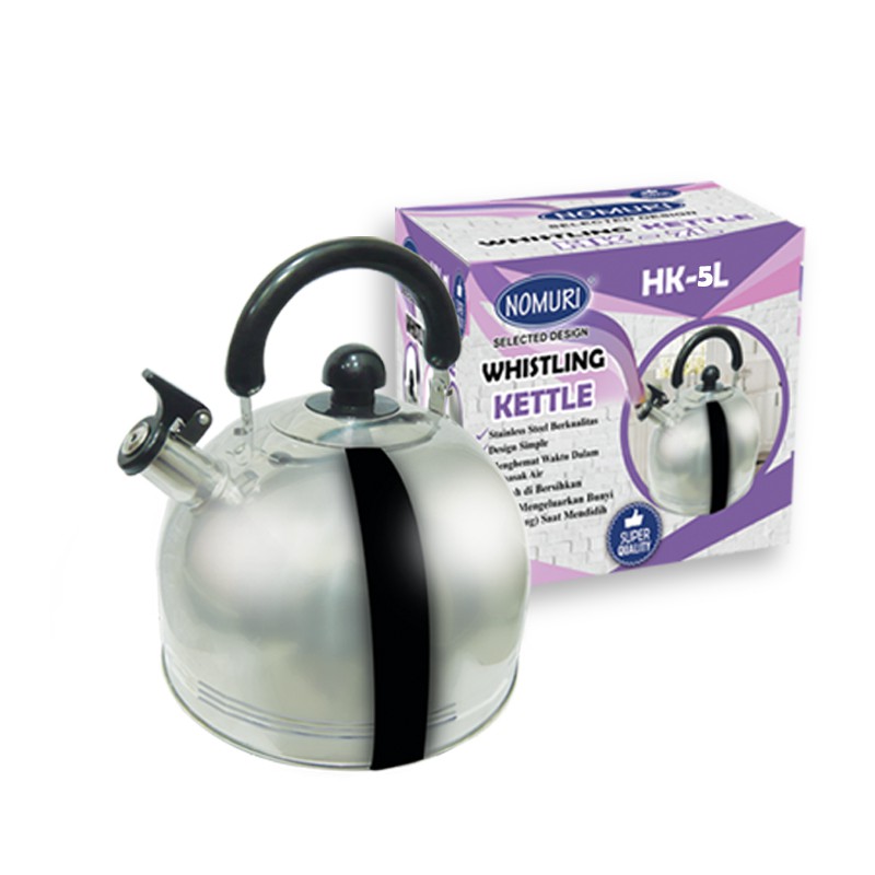 TEKO BUNYI SIUL HK UK.5L STAINLESS STEEL NOMURI